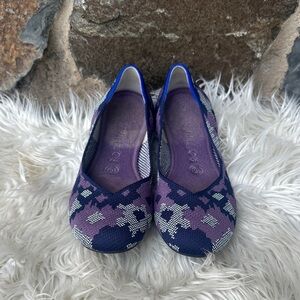 Rothy’s The Flat in Pixel Print, size 7.5